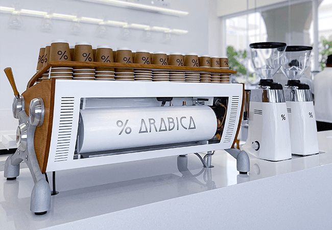 Arabica Coffee Shop in Andalus By Al Seef Resort and Spa