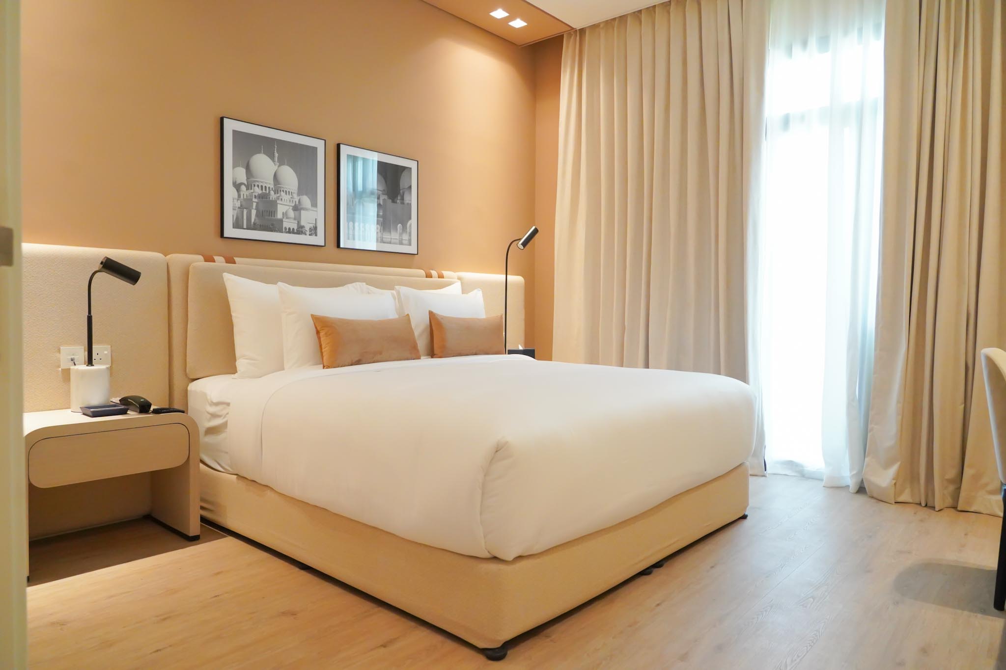 Bed in a Room in Al Seef Resort and Spa