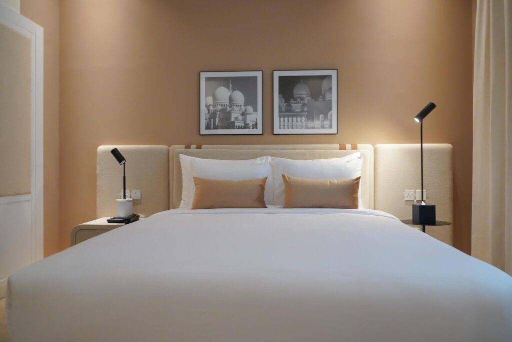 Bed in a Bedroom in Andalus By Al Seef Resort and Spa