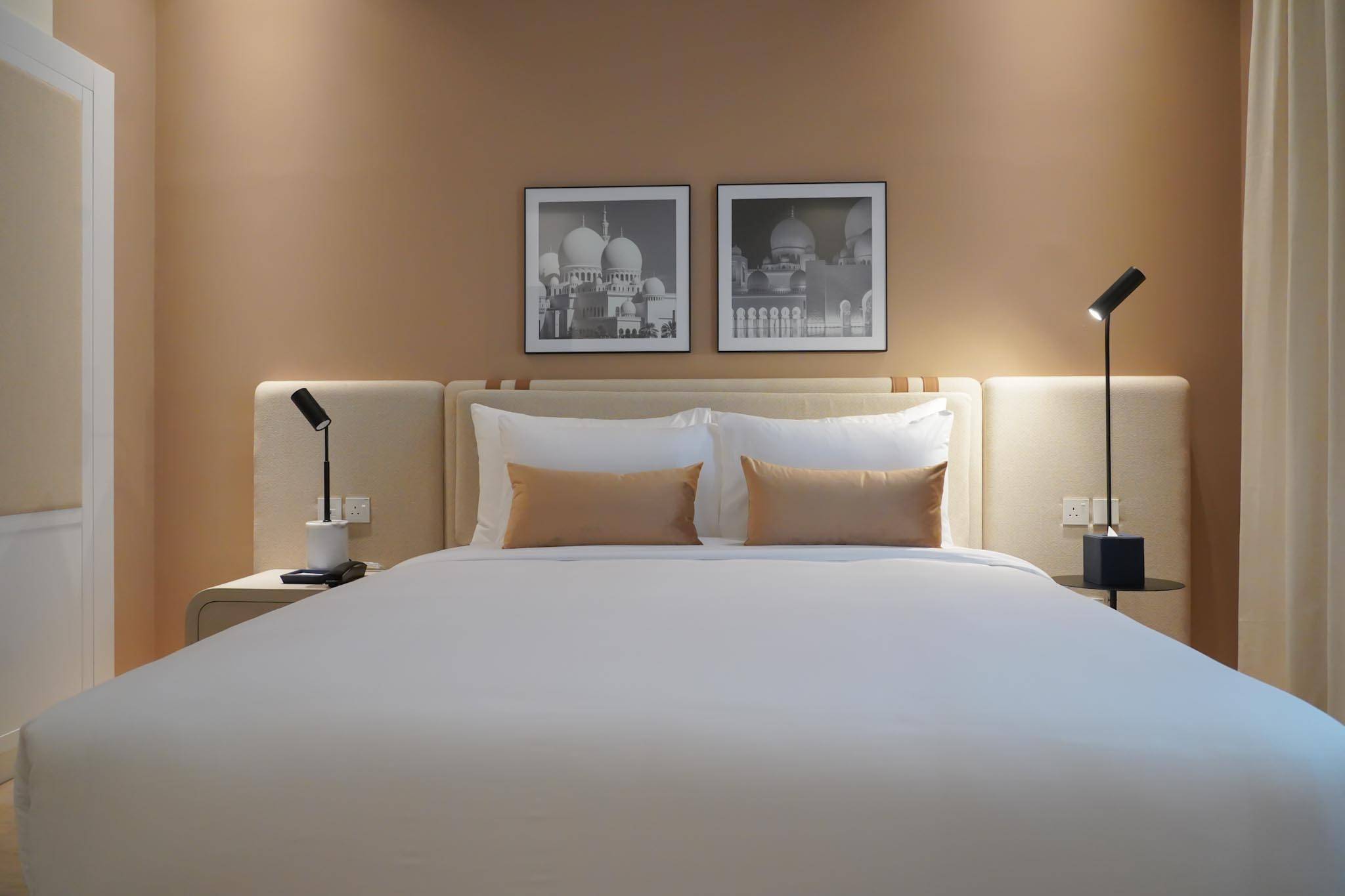 Bed in a Bedroom in Andalus By Al Seef Resort and Spa