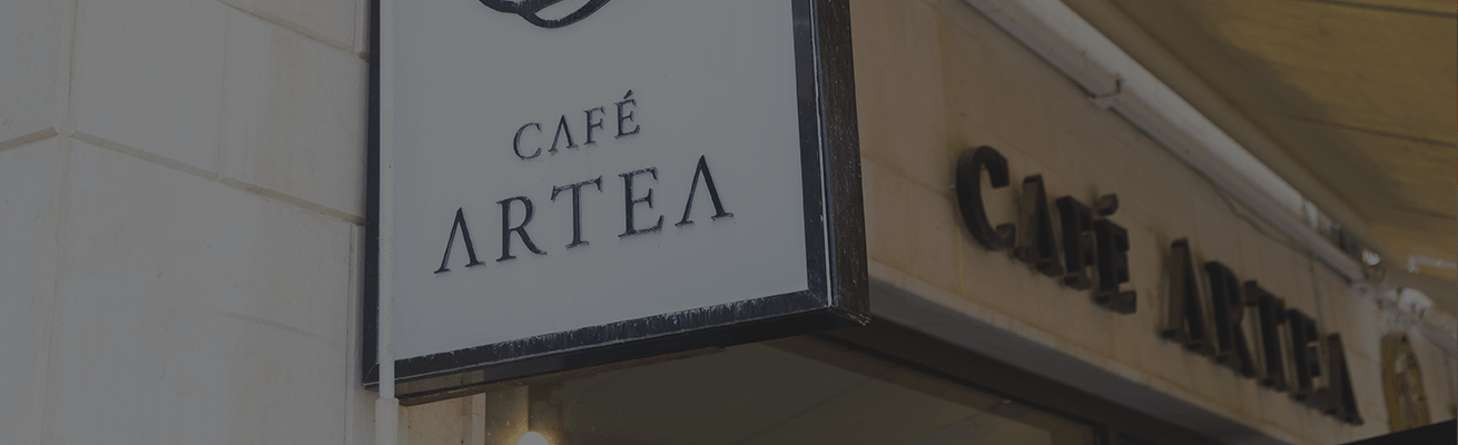 Exterior of Cafe Artea in Andalus By Al Seef Resort and Spa