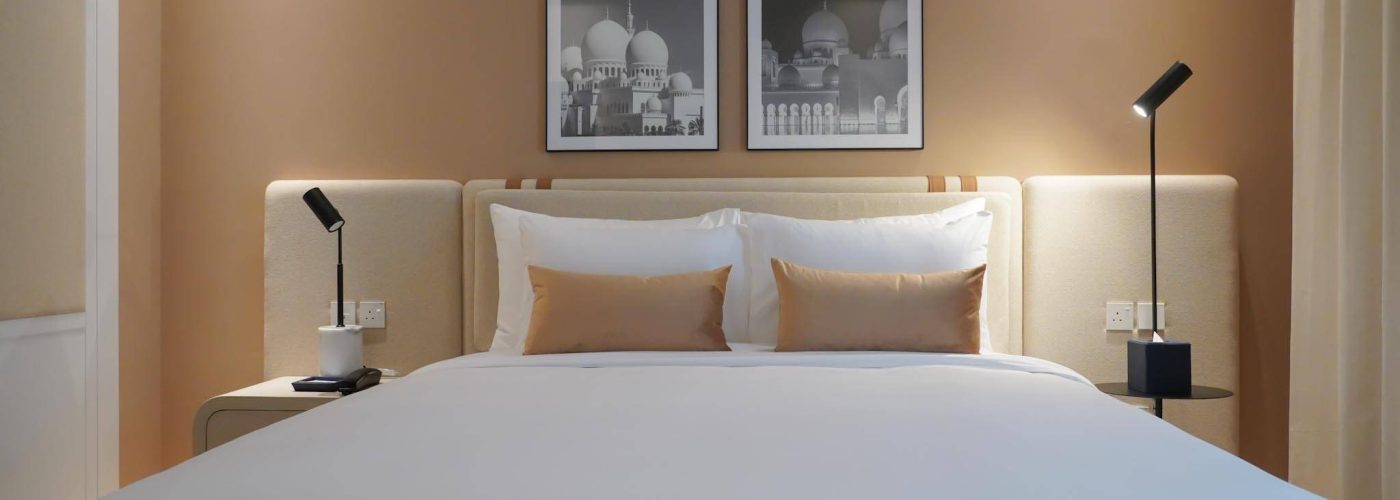 Bed in a Bedroom in Andalus By Al Seef Resort and Spa