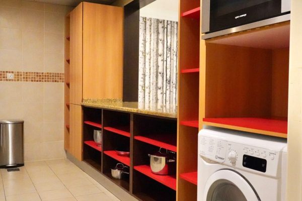 A Kitchen in Andalus By Al Seef Resort and Spa